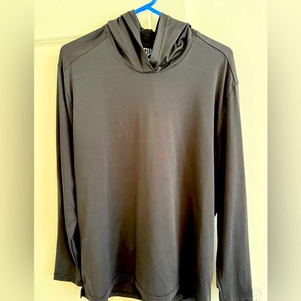 Mens Graham Luxe Golf Hoodie - Black - 2XL